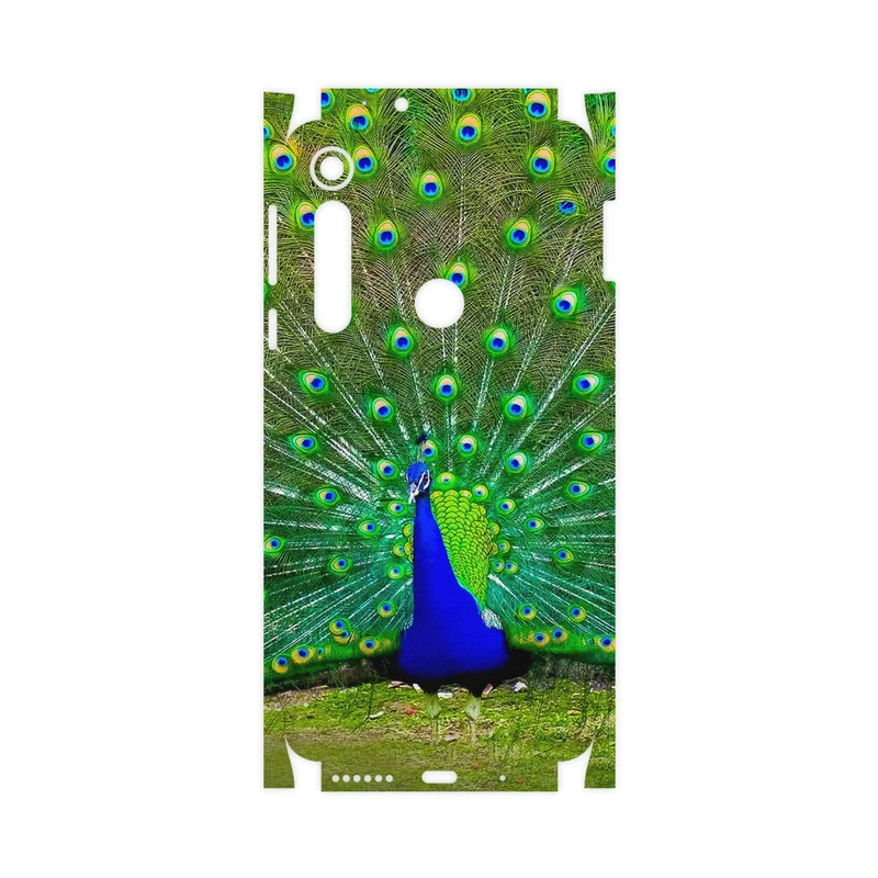 برچسب پوششی ماهوت مدل Peacock-FullSkin مناسب برای گوشی موبایل موتورولا One Macro