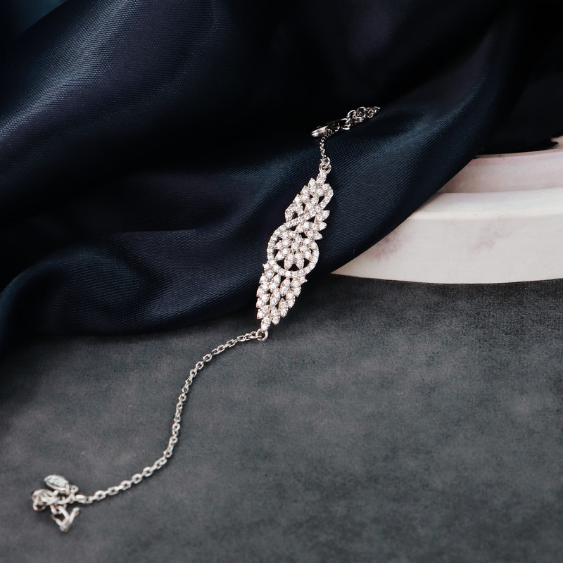 سرویس نقره زنانه جی تی ای مدل زنجیری