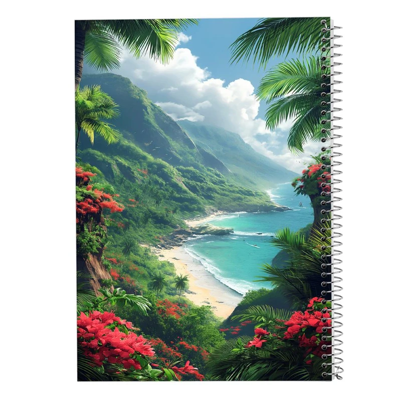 دفتر نقاشی 50 برگ مدوپد مدل درخت نخل کد DF15194