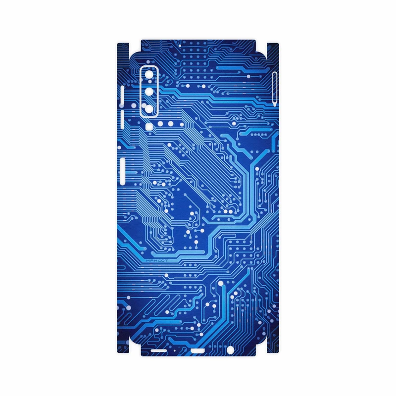 برچسب پوششی ماهوت مدل Blue Printed Circuit Board-FullSkin مناسب برای گوشی موبایل سامسونگ Galaxy A7 2018