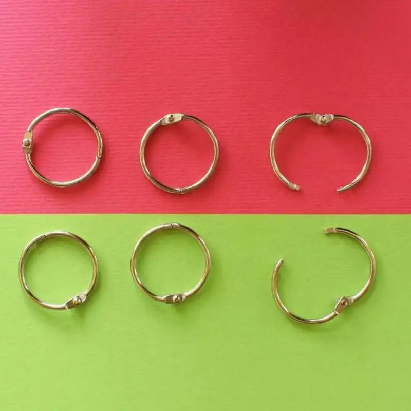 یراق حلقه مدل قفلدار کد B30 مجموعه 5 عددی