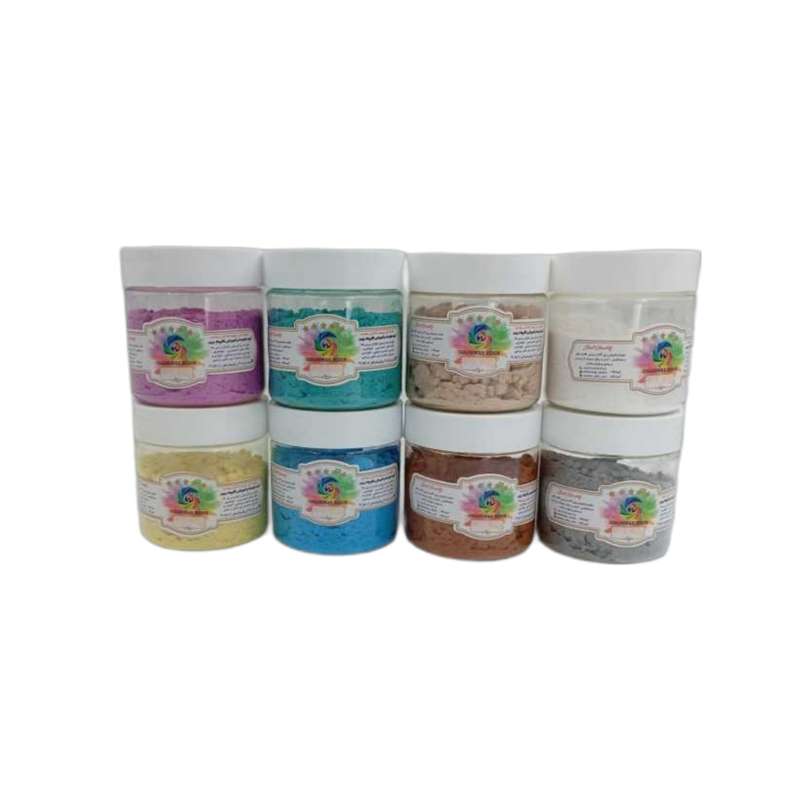 پودر مخمل کالروی مدل m کد 1009بسته 8عددی