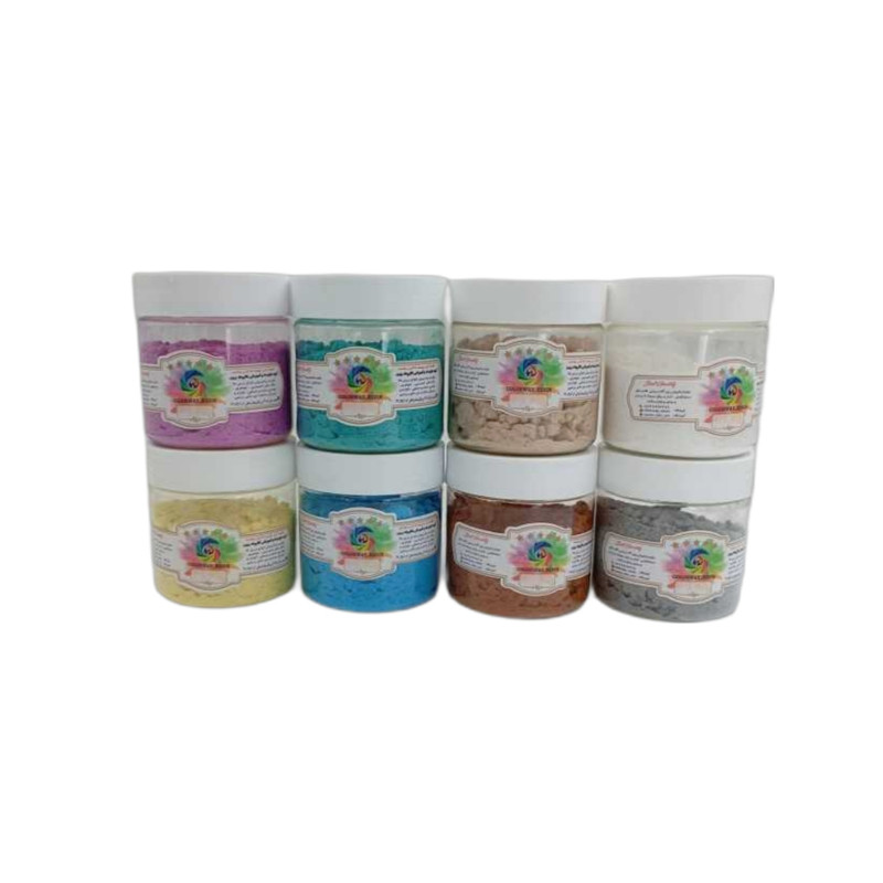 پودر مخمل کالروی مدل m کد 1009بسته 8عددی