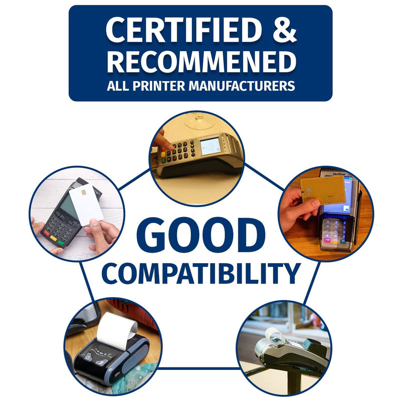 کاغذ پرینتر حرارتی مدل POS بسته 21 عددی