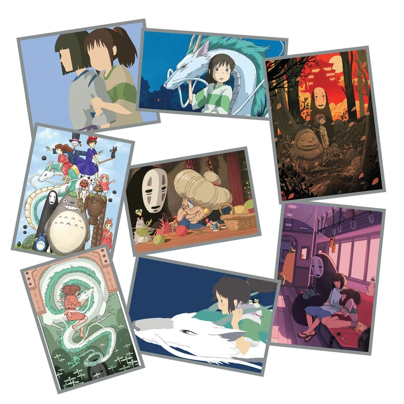 استیکر لپ تاپ طرح شهر اشباح کد 2057 مجموعه 8 عددی