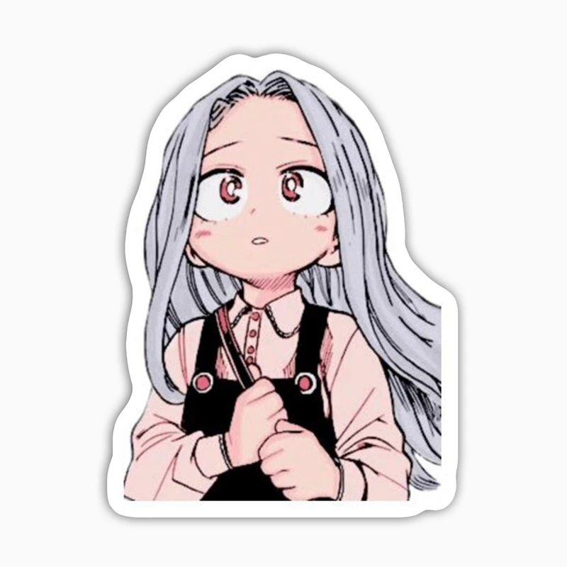 استیکر لپ تاپ و موبایل بووم طرح انیمه My Hero Academy مدل Cute Girl کد BM148 