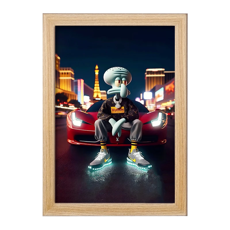 تابلو خندالو مدل اختاپوس باب اسفنجی کد F4400