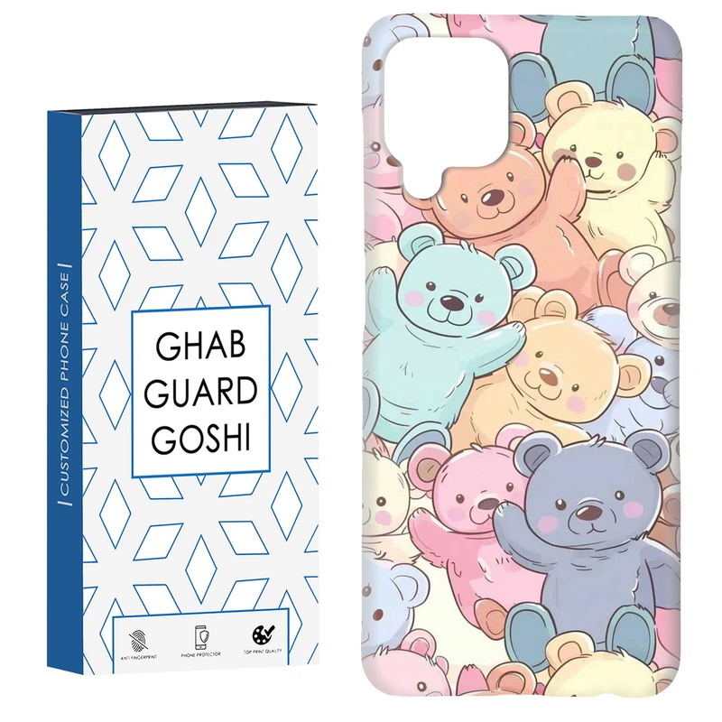کاور قاب گارد گوشی طرح خرسی کد Dimo-905 مناسب برای گوشی موبایل سامسونگ Galaxy A12 / Galaxy M12