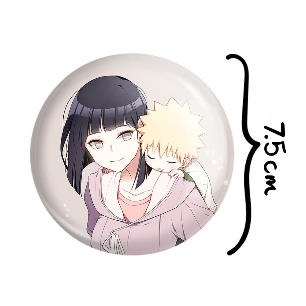 آینه جیبی خندالو مدل ناروتو و هیناتا انیمه بوروتو Boruto  کد 13126