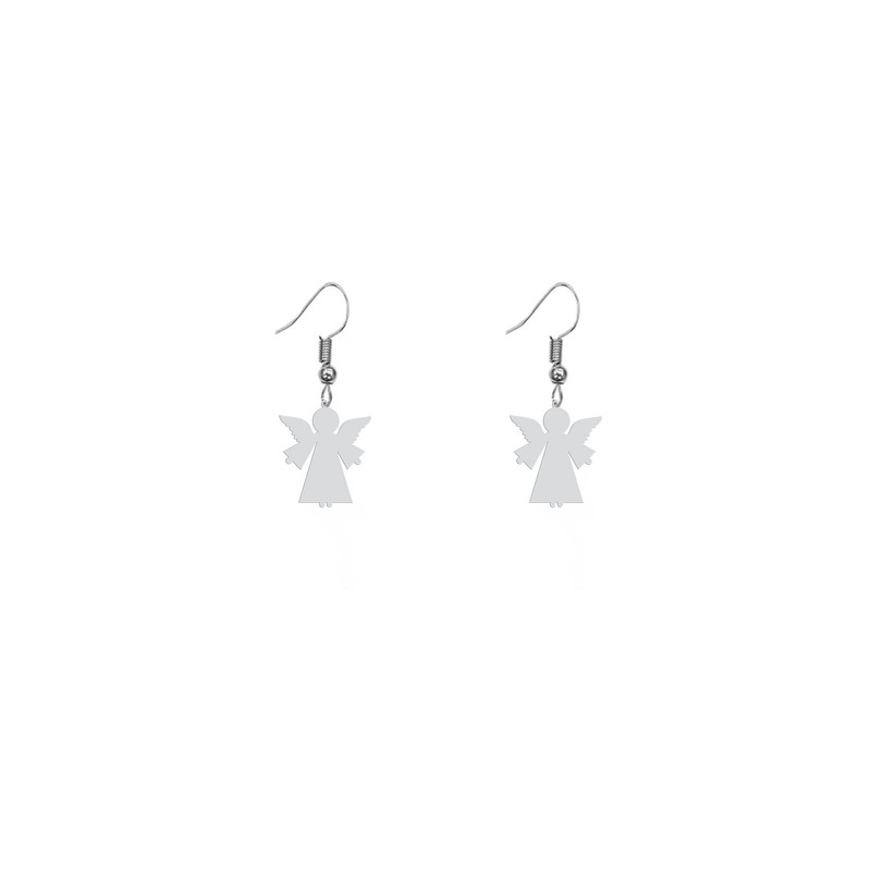 گوشواره زنانه هایکا طرح فرشته  مدل ha-346