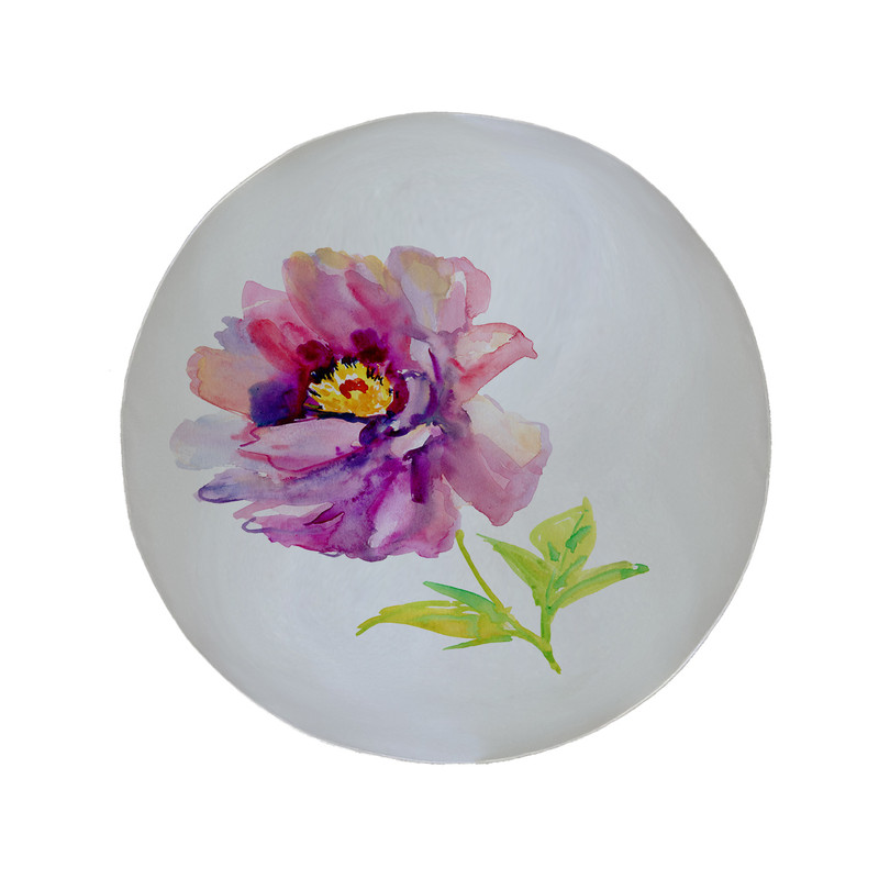 پادری مدل دایره طرح گل کد 5591 سایز 90 × 90 سانتی متر