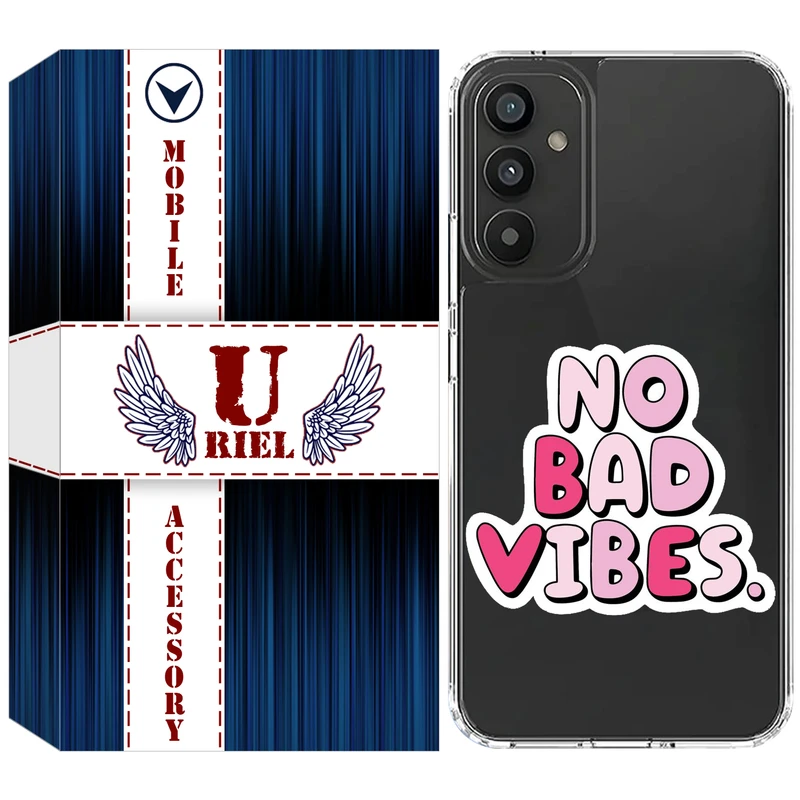 کاور یوریل مدل Clear کد 92 طرح انرژی مثبت مناسب برای گوشی موبایل سامسونگ Galaxy A14 5G / A14 4G
