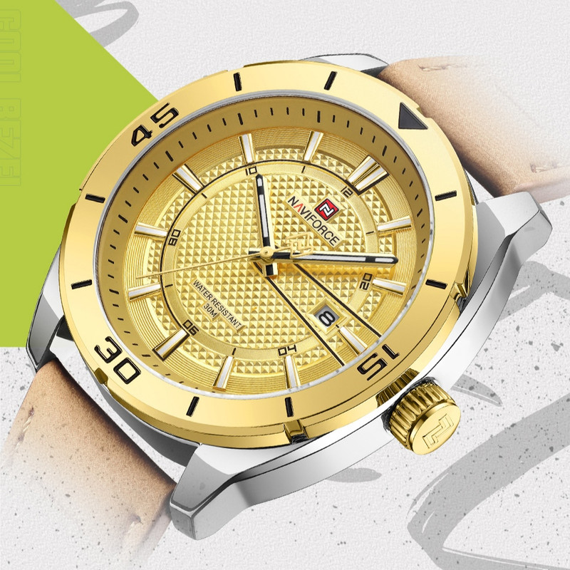 ساعت مچی عقربه‌ای مردانه نیوی فورس مدل NF9209