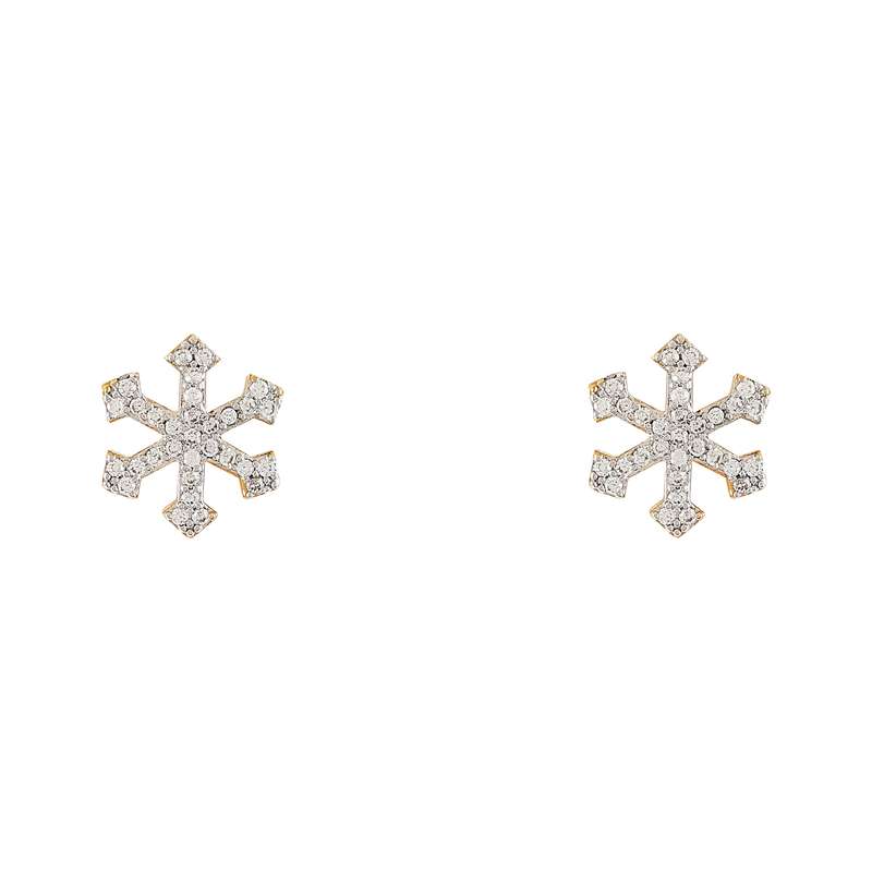 گوشواره زنانه ژوپینگ مدل برف گوشواره زنانه ژوپینگ مدل برف