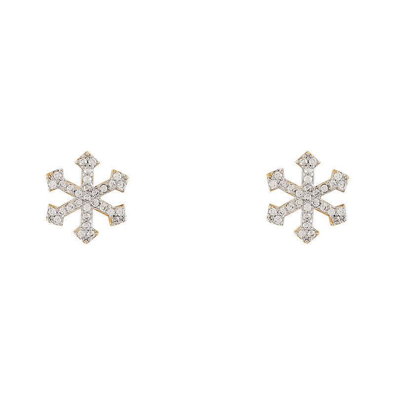 گوشواره زنانه ژوپینگ مدل برف گوشواره زنانه ژوپینگ مدل برف