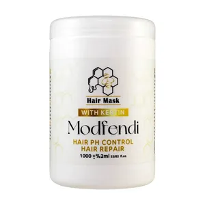 ماسک مو مغذی مد فندی مدل عسل و کراتین مناسب برای موهای خشک و آسیب دیده حجم 1000 میلی لیتر