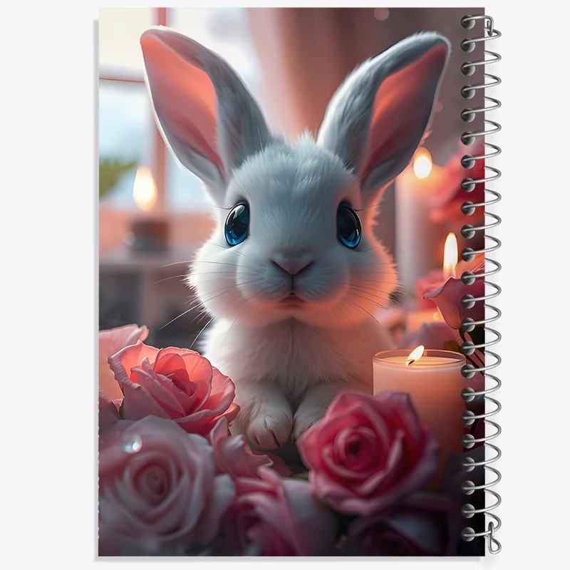 دفتر لیست خرید 50 برگ خندالو طرح خرگوش بامزه کد F8437