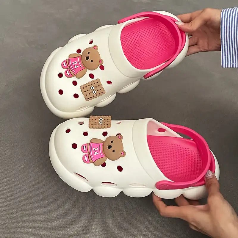 صندل دخترانه مدل بیسکوئیتی کد 96-RB