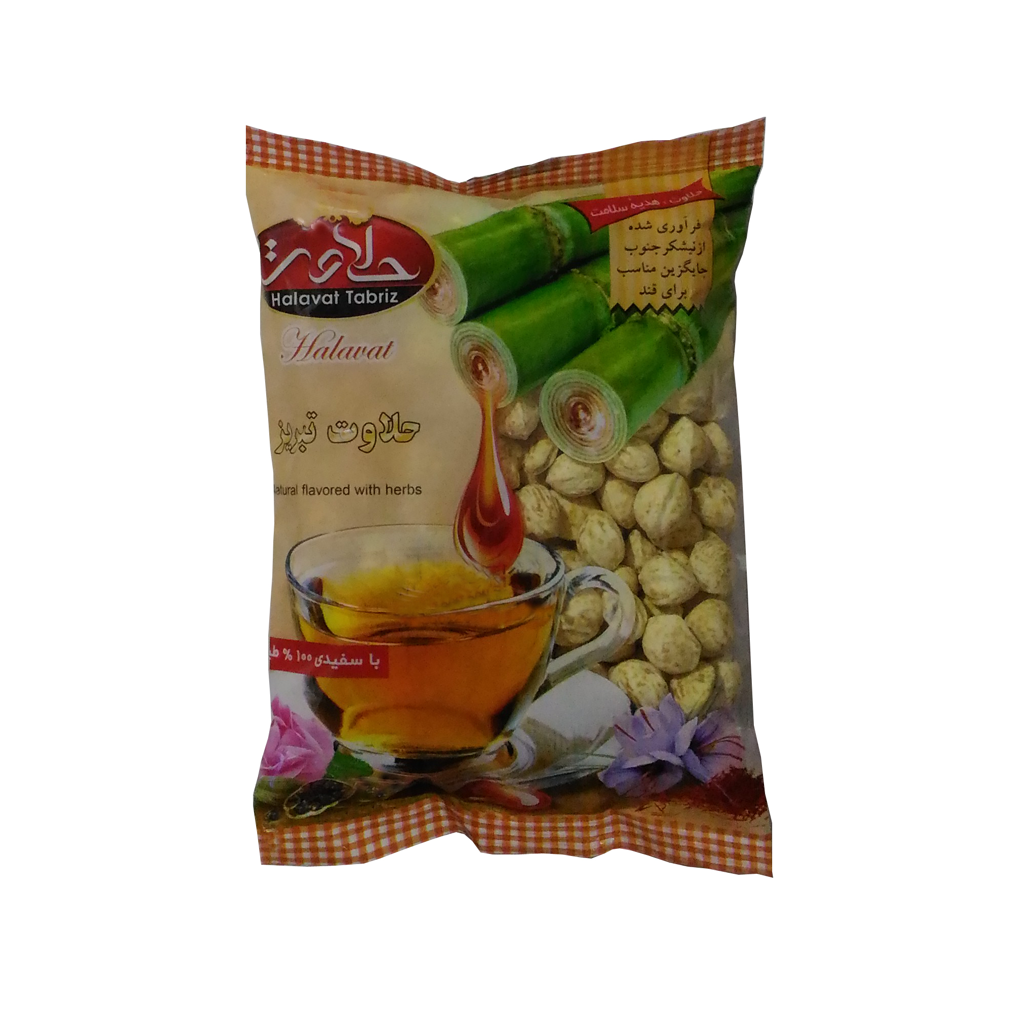 شکر پنیر طبیعی زنجبیلی حلاوت تبریز - 350 گرم