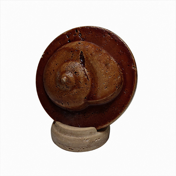 مجسمه طرح snail مدل tr064color به همراه پایه