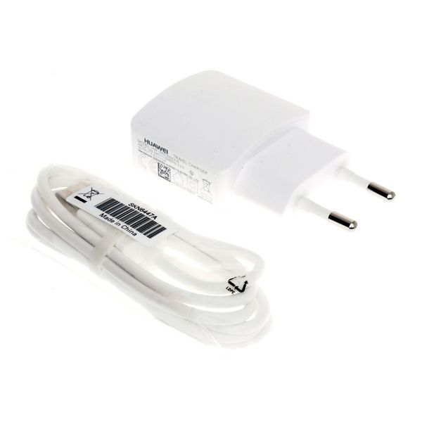 شارژر دیواری مدل HW-050100E2W همراه با کابل microUSB شارژر دیواری مدل HW-050100E2W همراه با کابل microUSB