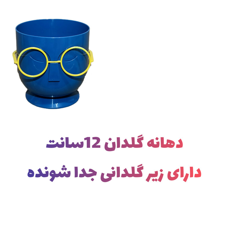 گلدان مدل عینکی کد 12 بسته 2 عددی