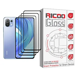 Ricoo Ricoo Glass MIX003 Screen Protector For Xiaomi Mi 11 Lite Pack Of 3
