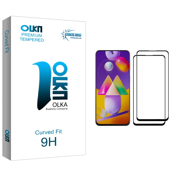محافظ صفحه نمایش کولینگ مدل Olka glass مناسب برای گوشی موبایل سامسونگ Galaxy M31s بسته دو عددی