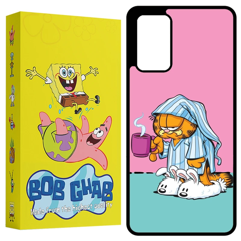 کاور باب قاب طرح گارفیلد مدل BCPA72 مناسب برای گوشی موبایل سامسونگ Galaxy A72 4G