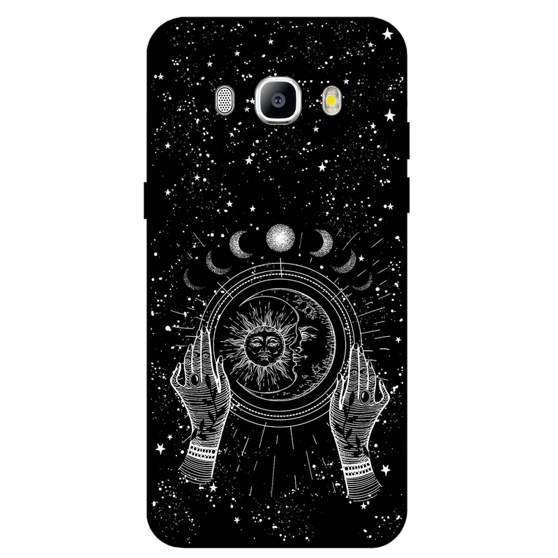 کاور مگافون طرح ماه و خورشید مدل 1892 مناسب برای گوشی موبایل سامسونگ Galaxy J510 / J5 2016