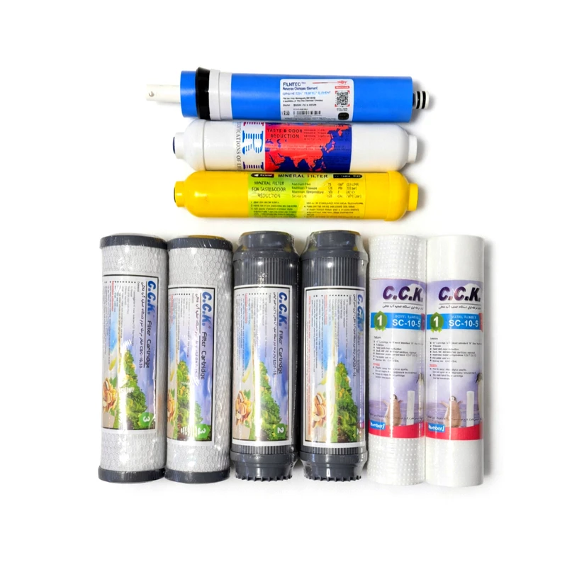 فیلتر دستگاه تصفیه آب خانگی سی سی کا مدل K2-M01 مجموعه 9 عددی