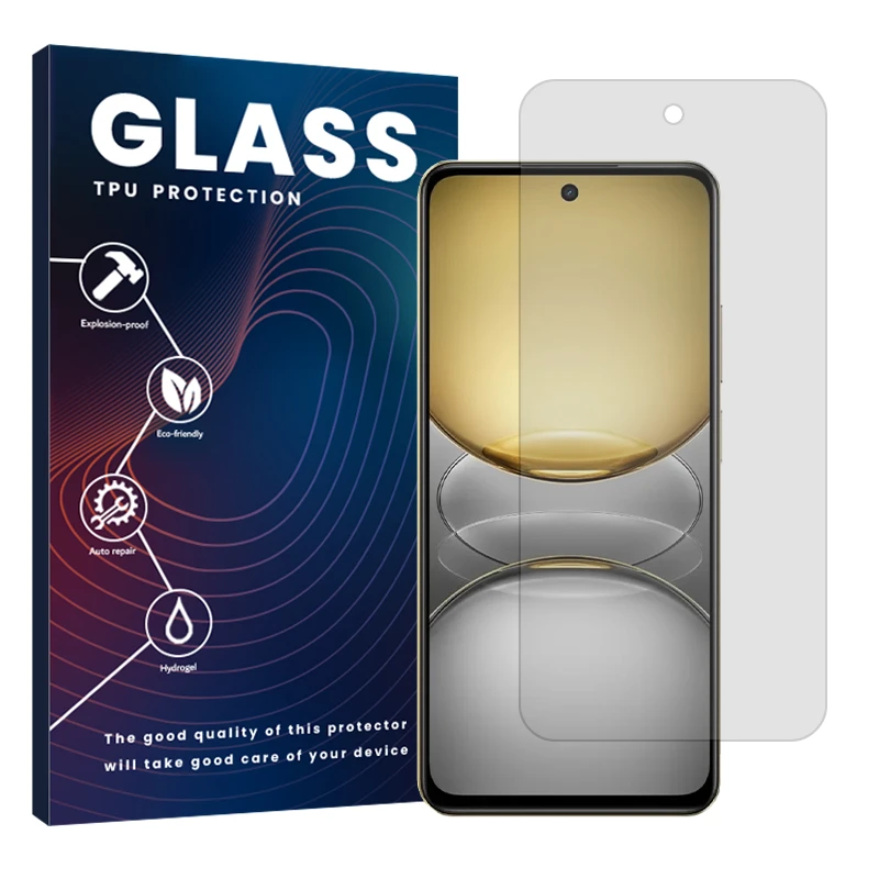 محافظ صفحه نمایش مات گلس مدل Resistant مناسب برای گوشی موبایل ریلمی C75