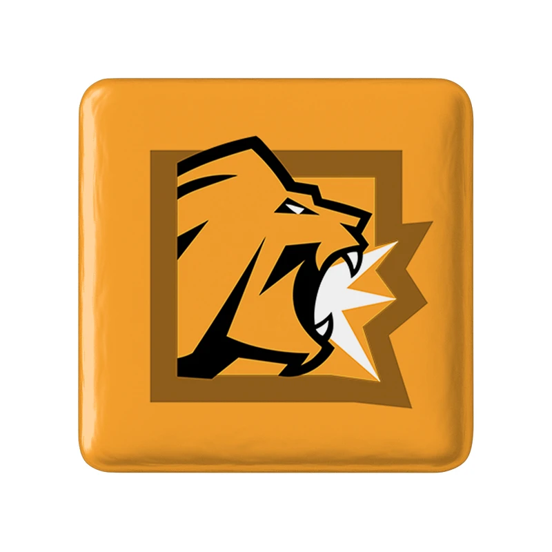 مگنت خندالو طرح  lion بازی رینبو سیکس سیج  مدل مربعی کد 30320