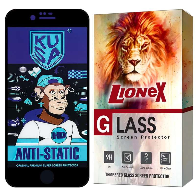 محافظ صفحه نمایش لایونکس مدل KUAL مناسب برای گوشی موبایل اپل iPhone 7 / iPhone 8 