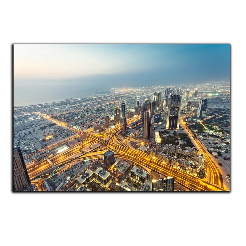 تابلو شاسی بکلیت طرح دورنمای شهر دبی مدل SH-711