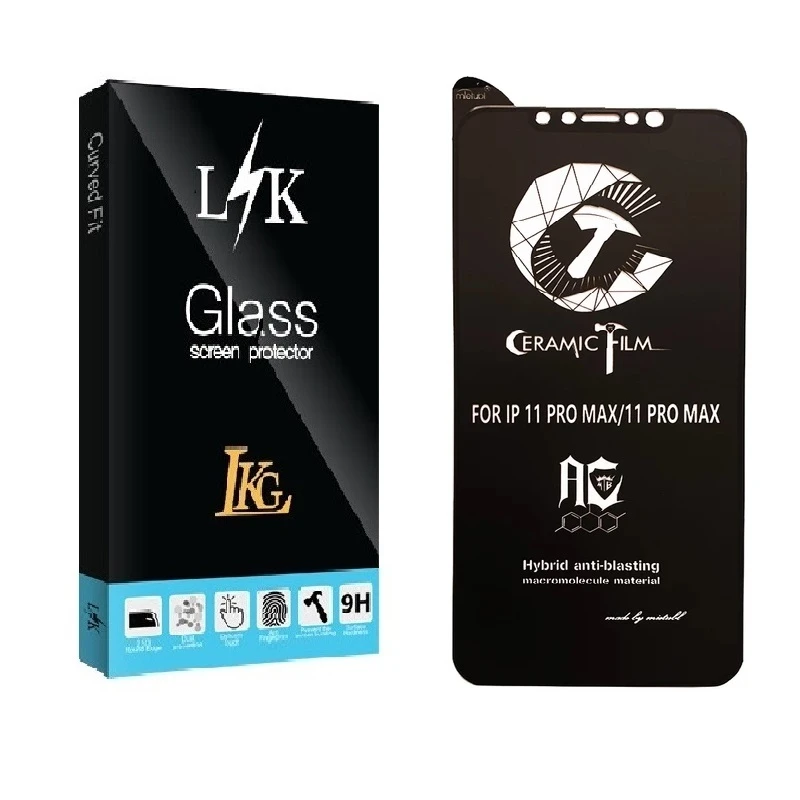 محافظ صفحه نمایش سرامیکی ال کا جی مدل  LK CRM  مناسب برای گوشی موبایل اپل iPhone 11 Pro Max