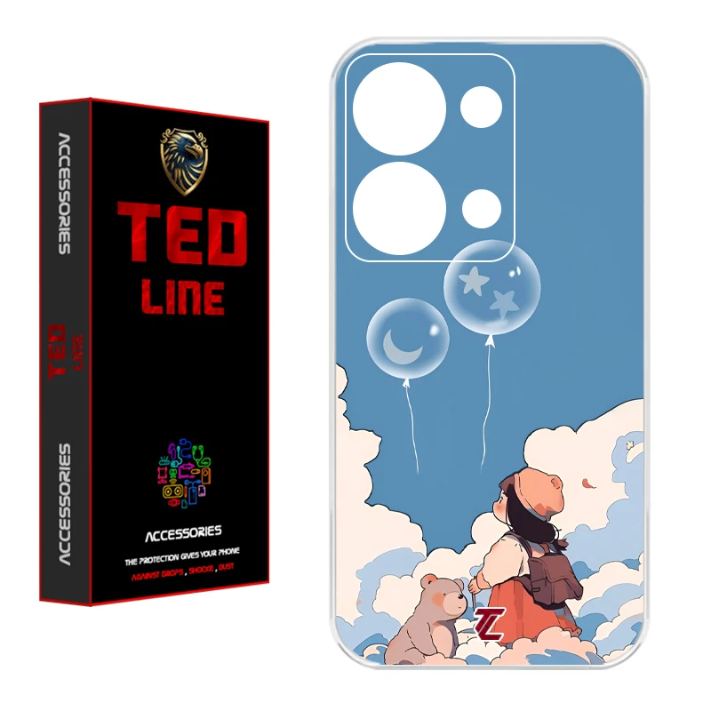 کاور تدلاین طرح دخترونه کد 1202 مناسب برای گوشی موبایل شیائومی Redmi Note 13 Pro 4G / Poco M6 Pro