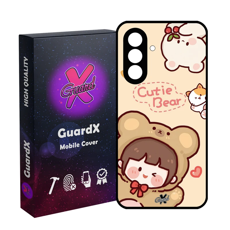 کاور گارد ایکس طرح خرسی مدل 10506 مناسب برای گوشی موبایل سامسونگ Galaxy A56 / A56 5G