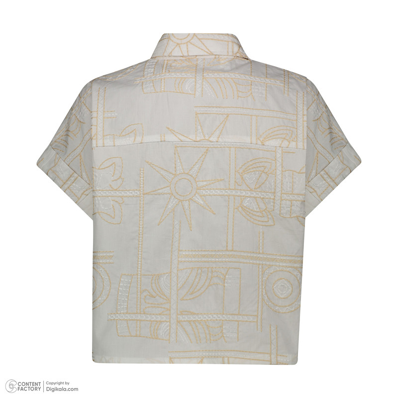 شومیز آستین کوتاه زنانه ریس مدل 1020044-25