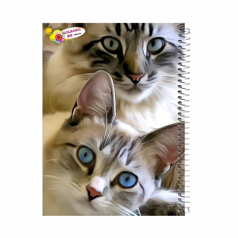 دفتر مشق 60 برگ گلبرگ مدل دانشجویی کد 1753