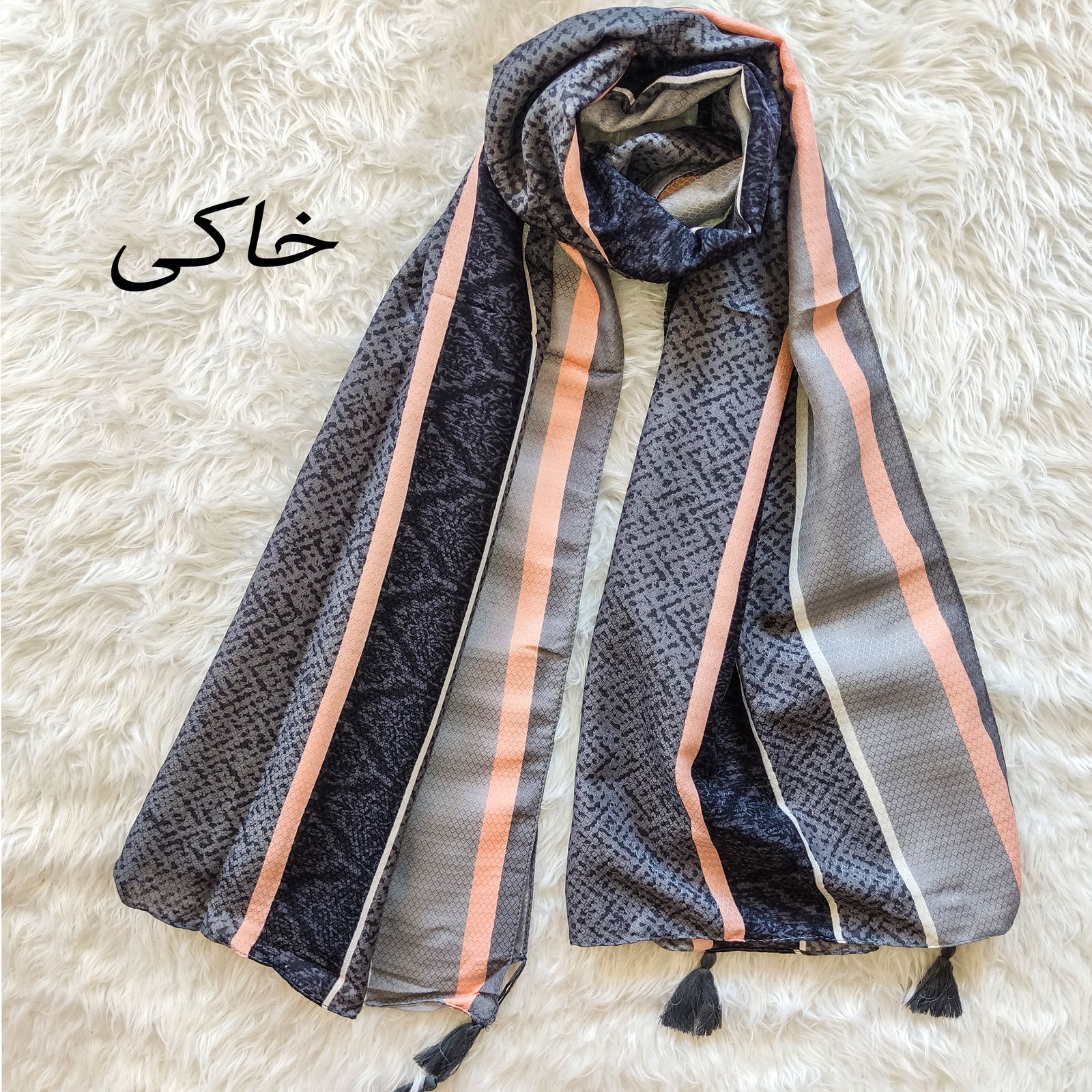 شال زنانه مدل اسپورتی کد 34521 -  - 5