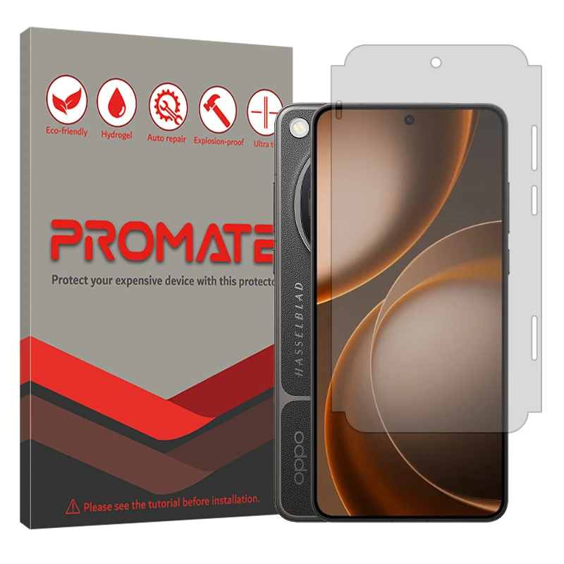 محافظ صفحه نمایش پرومیت مدل ۳۶۰ درجه فول مناسب برای گوشی موبایل اوپو Find X9 Ultra