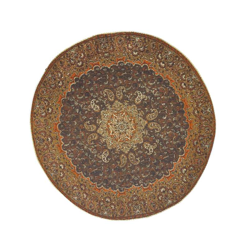 رومیزی ترمه مدل بته جقه کد 2GBRW