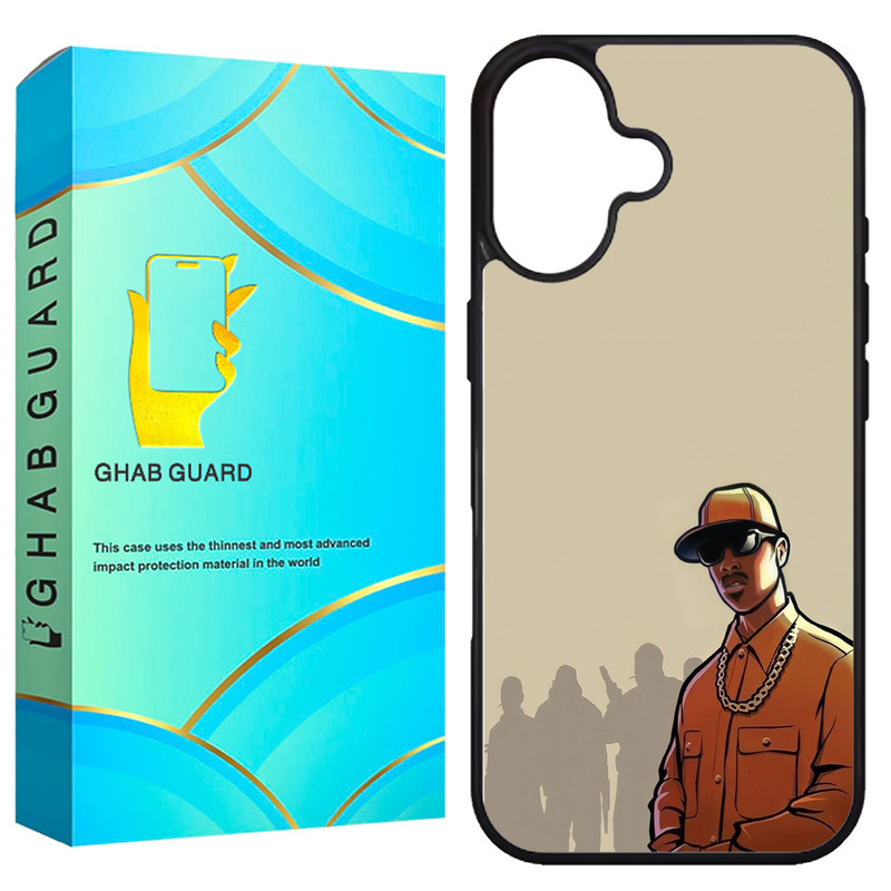 کاور قاب گارد طرح جی تی ای مدل G16PL مناسب برای گوشی موبایل اپل iPhone 16 Plus