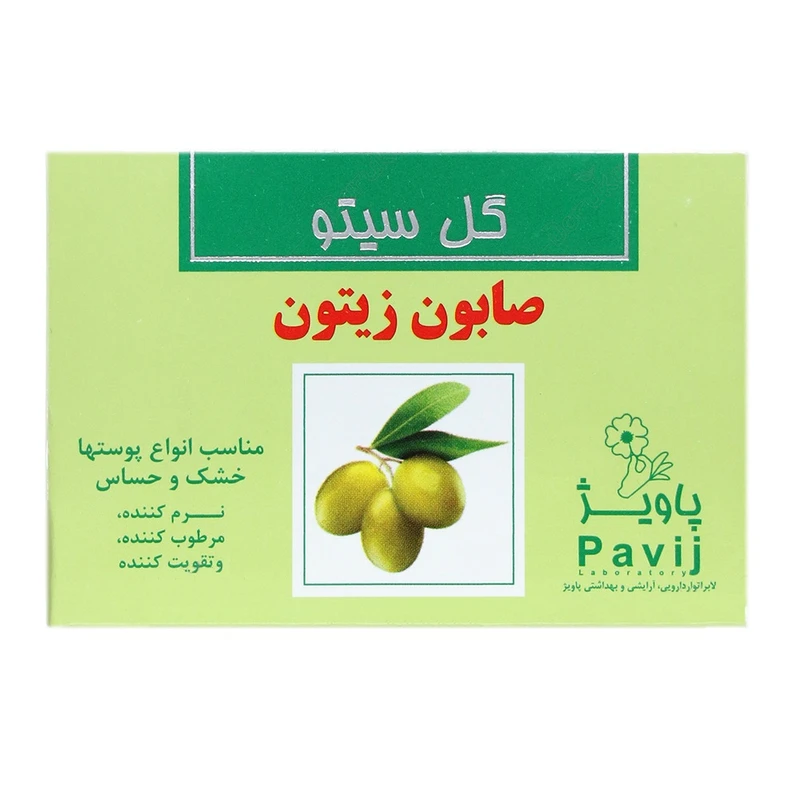 صابون شستشو گل سیتو مدل زیتون وزن 100 گرم