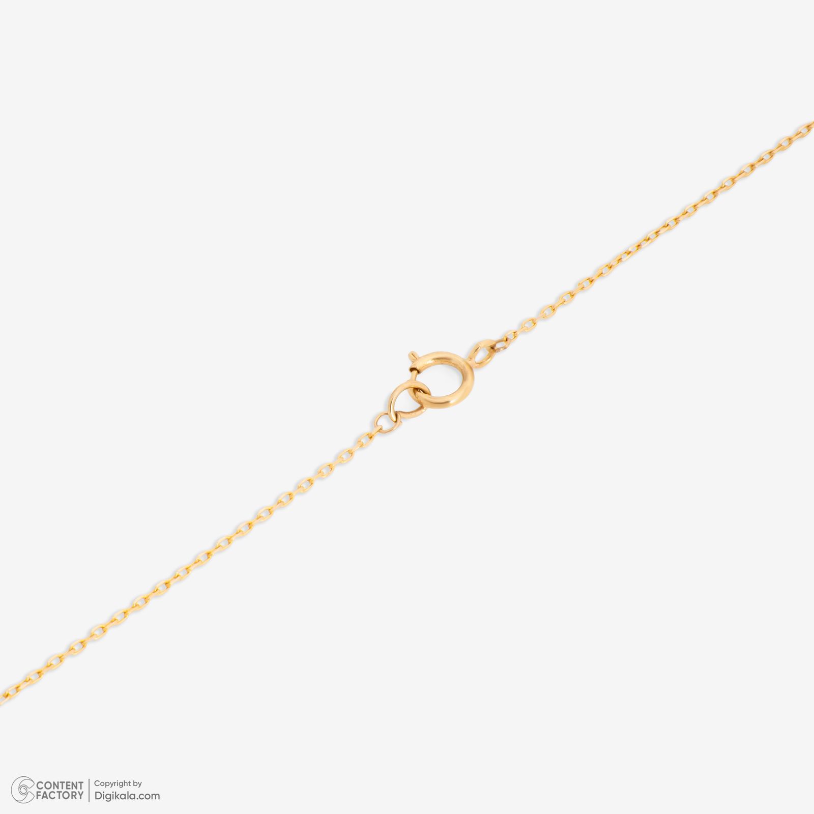 گردنبند طلا 18 عیار زنانه با زنجیر حلقه‌ای (فلامینگو) گلدم مدل PE147013 -  - 5
