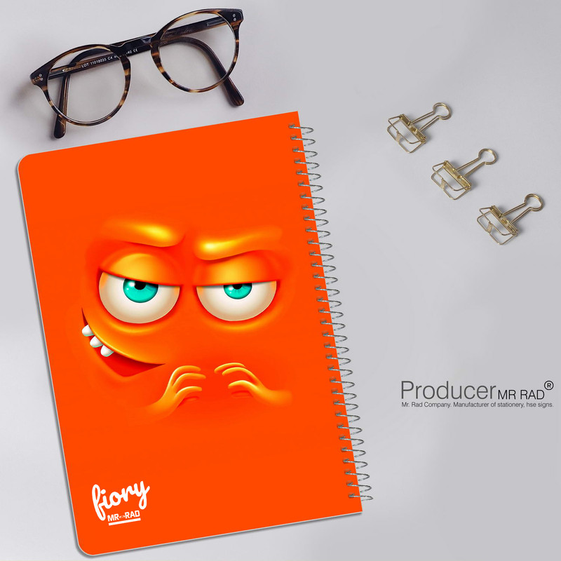 دفتر مشق مستر راد مدل ایموجی طرح زیرک کد 1567 Emoji