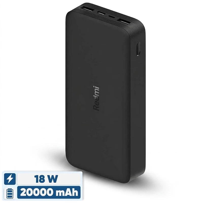 پاوربانک مدل redmi ظرفیت 20000 میلی آمپرساعت