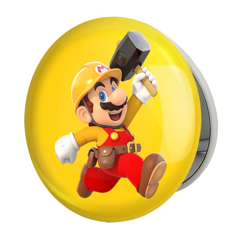 آینه جیبی خندالو طرح سوپر ماریو مدل تاشو کد 30423