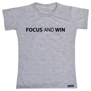 تی شرت آستین کوتاه دخترانه 27 مدل Focus And Win کد MH968